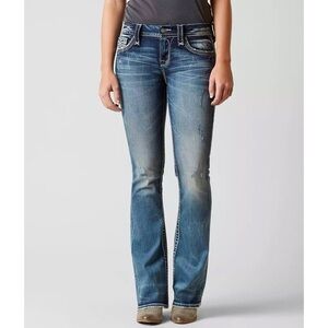 ❤️ Vintage Rock Revival Y2K Mandell Easy Boot Cut Jeans